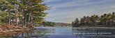 Lake Hamilton Arkansas watercolor painting by Hot Springs artist Chris McHenry